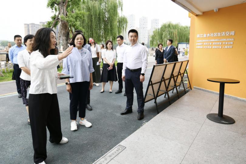 麥美娟考察成都社區設施 麥美娟考察成都社區設施
