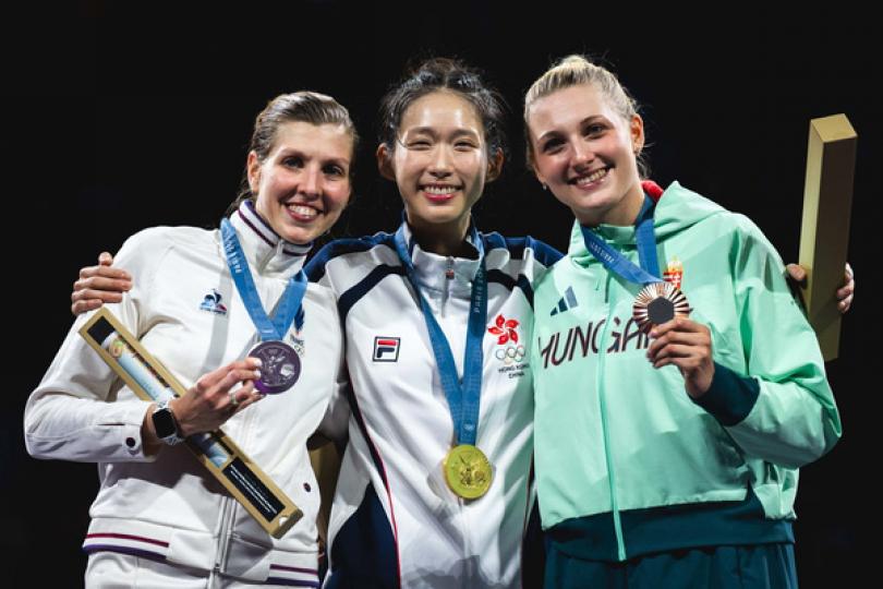 江旻憓奧運勇奪金牌 特首致賀 江旻憓奧運勇奪金牌 特首致賀