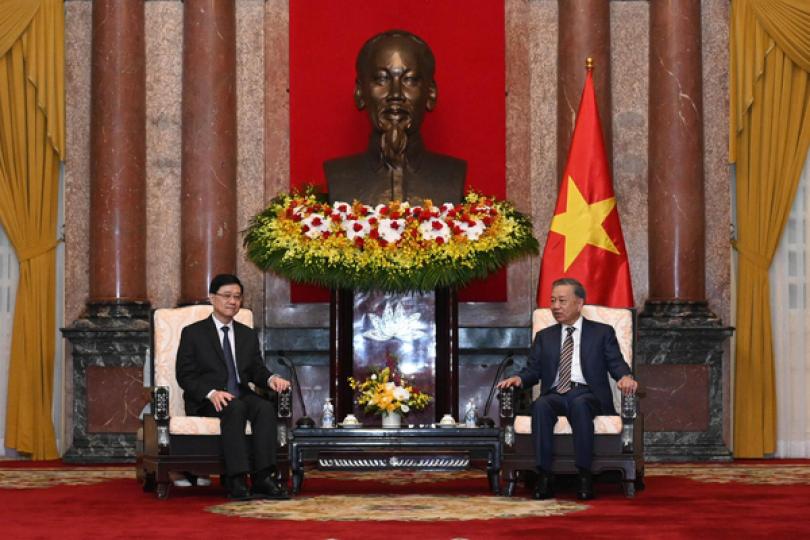 李家超河內晤越南國家主席 李家超河內晤越南國家主席