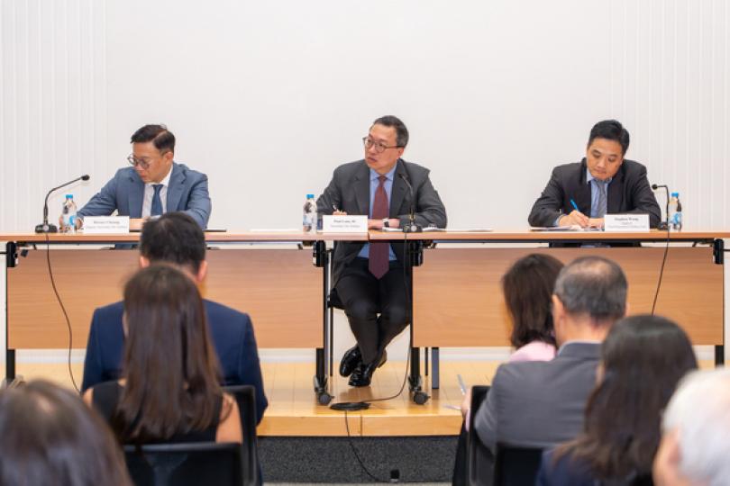 林定國出席施政報告諮詢會 林定國出席施政報告諮詢會