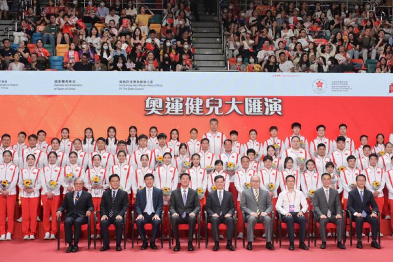 奧運健兒大匯演 展現非凡風采 奧運健兒大匯演 展現非凡風采