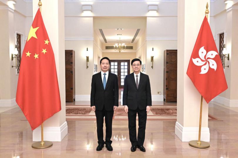 李家超晤陝西省委書記 李家超晤陝西省委書記