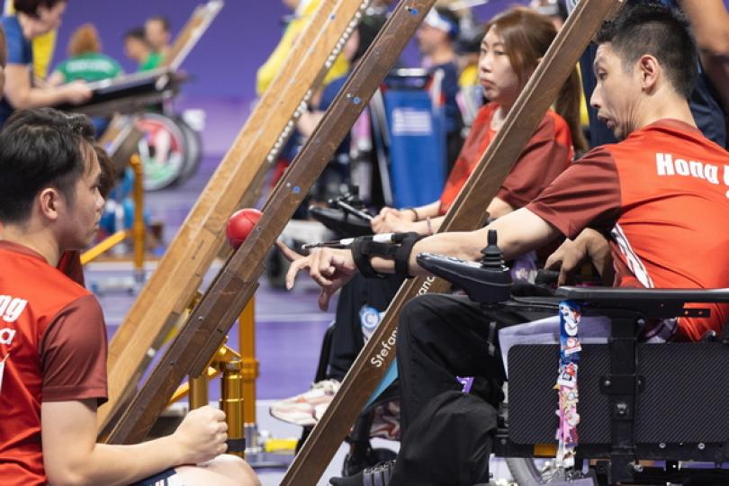 香港硬地滾球隊殘奧再添一金一銀