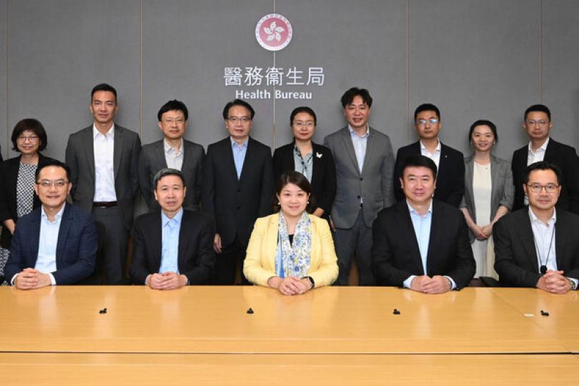 李夏茵晤國家中醫藥管理局代表 李夏茵晤國家中醫藥管理局代表