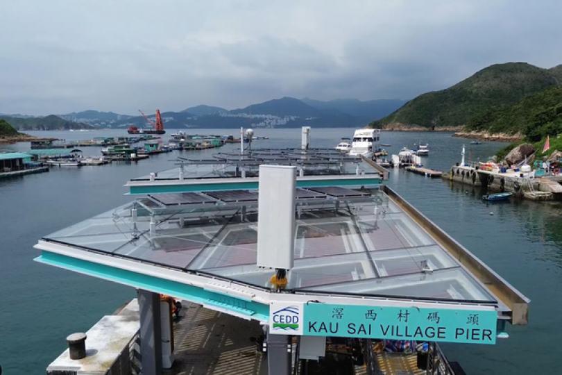 新滘西村碼頭配套完善 便利市民 新滘西村碼頭配套完善 便利市民