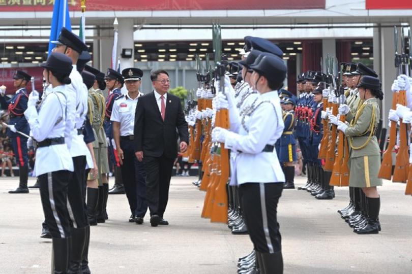 紀律部隊及青少年團體匯演賀國慶 紀律部隊及青少年團體匯演賀國慶