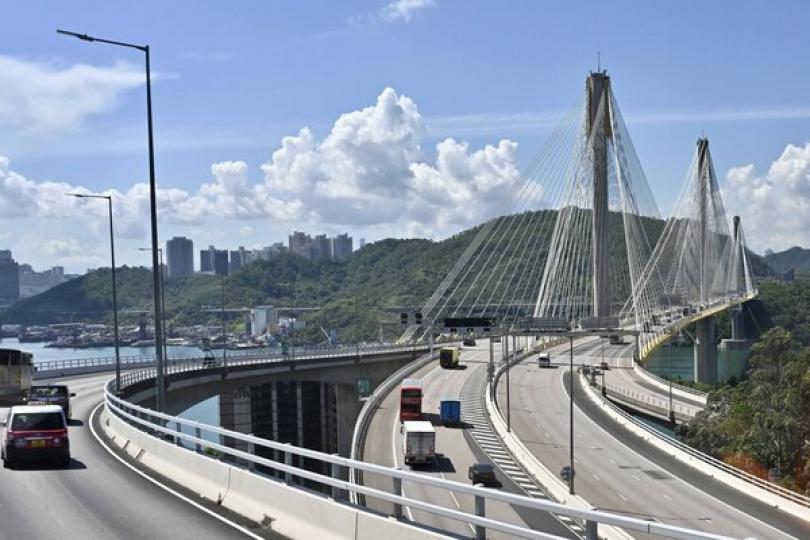 汀九橋智慧公路先導計劃12月底展開 汀九橋智慧公路先導計劃12月底展開
