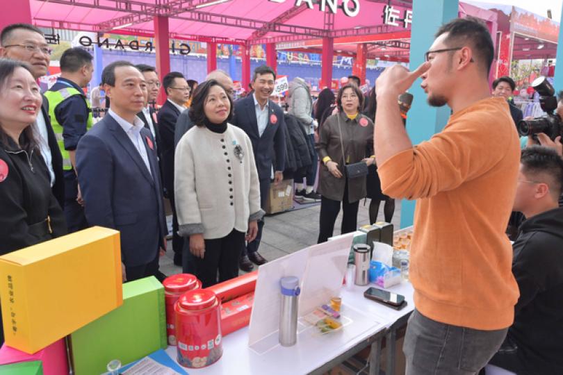 麥美娟東莞出席港莞經貿交流活動 麥美娟東莞出席港莞經貿交流活動