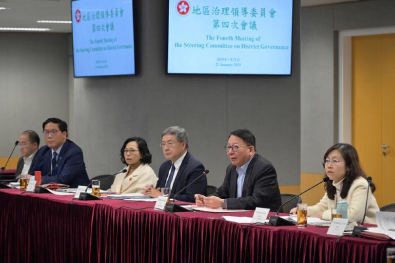 陳國基跟進地區項目落實進度 陳國基跟進地區項目落實進度