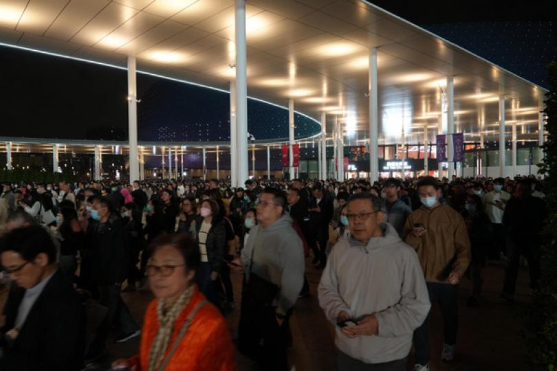 啟德體育園六萬三人演練整體暢順 啟德體育園六萬三人演練整體暢順