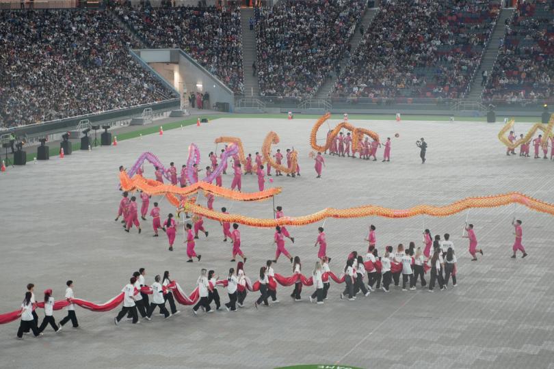娛樂節目: 啟德體育園舉行演練,主場館設綜藝表演。 娛樂節目: 啟德體育園舉行演練,主場館設綜藝表演。