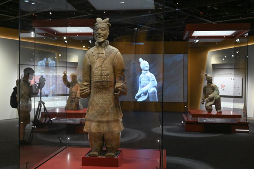 秦始皇兵馬俑在港展出