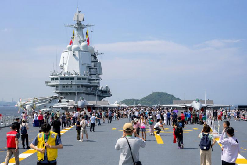 山東艦一連兩天開放予公眾參觀 山東艦一連兩天開放予公眾參觀