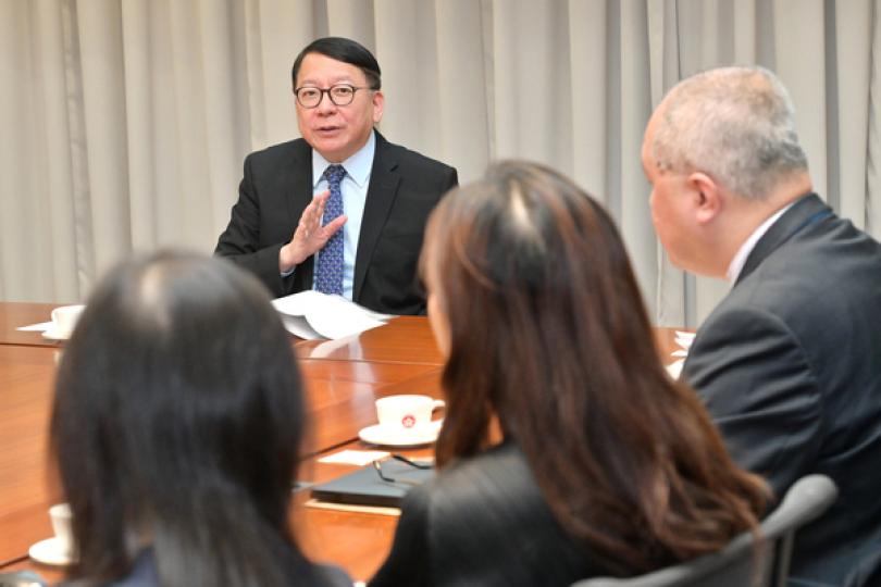 跨部門會議統籌應對極端天氣工作 跨部門會議統籌應對極端天氣工作