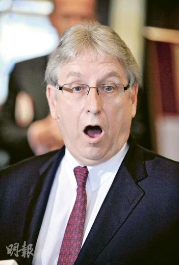 匯控行政總裁紀勤批評英國政府徵收銀行稅對匯控不公平，期望新稅制僅針對集團的英國銀行業務，以免導致雙重稅制。（葉漢華攝）