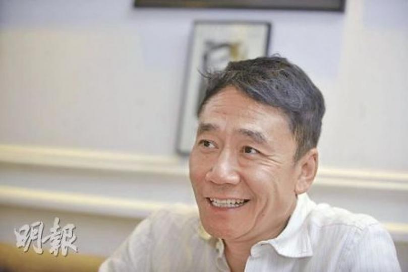 林炳昌周一在終院時還是兩眼滿佈紅筋，昨日已經回復容光煥發。（朱永倫攝）