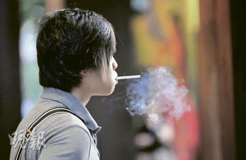 衛生署調查指出，減少吸煙的受訪者中，不少認為減少吸煙意欲是因煙草稅調高了五成。（朱永倫攝）