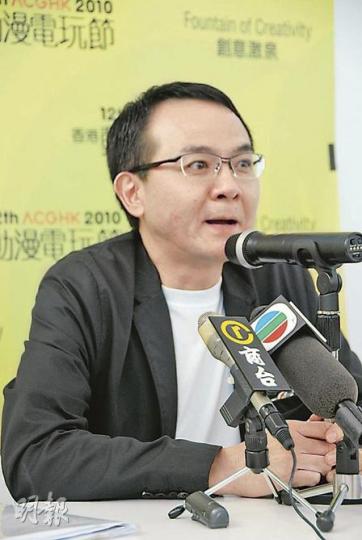 動漫節行政總裁梁中本直言,今年入場人數相當理想並符合預期,展館也已開始飽和,未來可能考慮擴大展館範圍,讓市民更舒服地參觀。(歐文瀚攝) 動漫節行政總裁梁中本直言,今年入場人數相當理想並符合預期,展館也已開始飽和,未來可能考慮擴大展館範圍,讓市民更舒服地參觀。(歐文瀚攝)