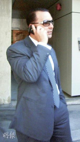 美籍被告Antonio Lorenzo Hasbun指女事主自願與他性交，否認強姦控罪。  （陳穎鏇攝）