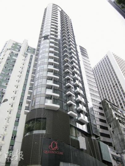 南豐及市建局合作發展的「QUEEN'S CUBE」,預計9月會開售,平均呎價將在1.5萬元或以上水平。(林可為攝) 南豐及市建局合作發展的「QUEEN'S CUBE」,預計9月會開售,平均呎價將在1.5萬元或以上水平。(林可為攝)