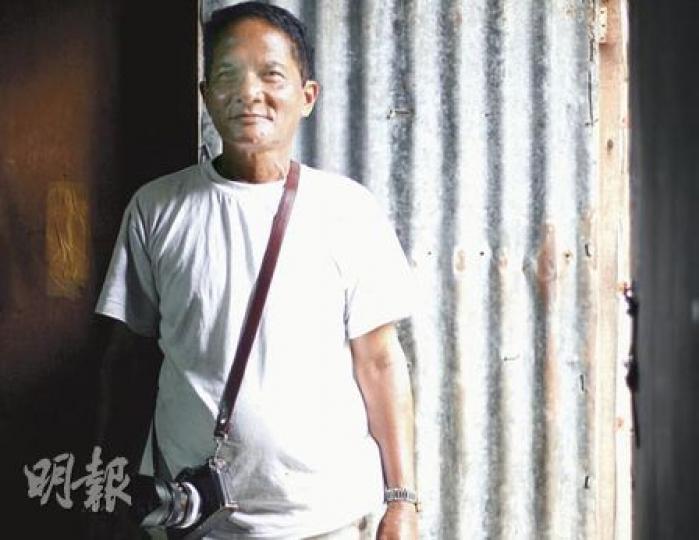 在人質事件中平安獲釋的攝影師Danilo Nebril,平日經常笑臉迎人,但每當談到死去的香港團友,都一臉傷心無奈。(林振東攝) 在人質事件中平安獲釋的攝影師Danilo Nebril,平日經常笑臉迎人,但每當談到死去的香港團友,都一臉傷心無奈。(林振東攝)