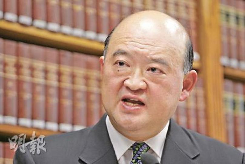上任一周的終院首席法官馬道立說,會捍衛人權及自由,絕不會遜於李國能。(郭慶輝攝) 上任一周的終院首席法官馬道立說,會捍衛人權及自由,絕不會遜於李國能。(郭慶輝攝)
