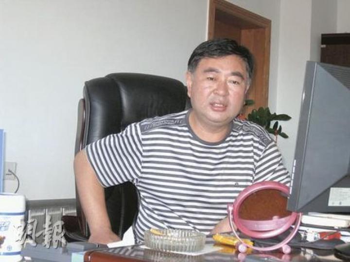 榮成市漁政局局長李永凱指出,漁政部門面臨諸多難題,需要加強裝備。(劉洪慶攝) 榮成市漁政局局長李永凱指出,漁政部門面臨諸多難題,需要加強裝備。(劉洪慶攝)