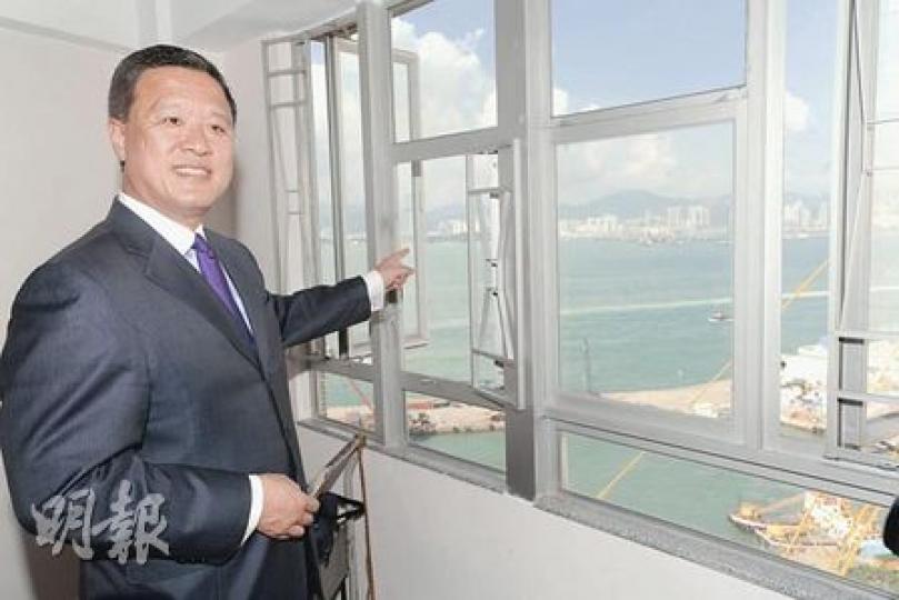 市建局為永利街租戶安排無敵海景安置單位,市建局主席張震遠表示這是特事特辦,希望改善租戶的居住環境。(尹錦恩攝) 市建局為永利街租戶安排無敵海景安置單位,市建局主席張震遠表示這是特事特辦,希望改善租戶的居住環境。(尹錦恩攝)
