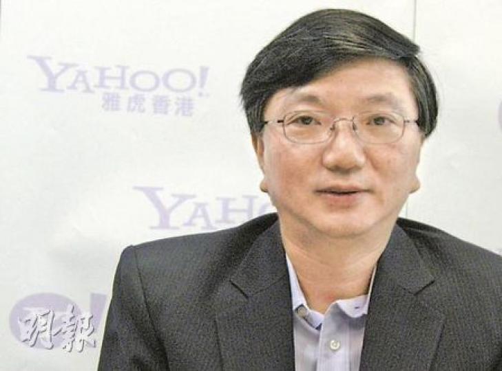 雅虎香港副總裁蔡寶德表示,今年底推出雅虎拍賣手機版,屬全球率先推出。(吳光熙攝) 雅虎香港副總裁蔡寶德表示,今年底推出雅虎拍賣手機版,屬全球率先推出。(吳光熙攝)