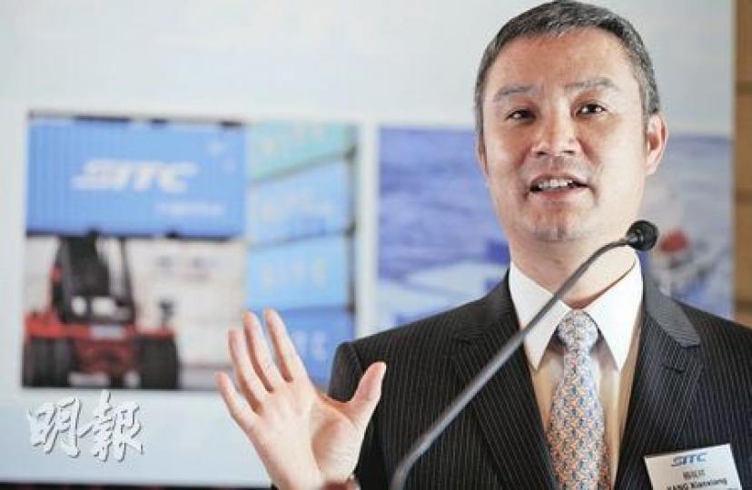海豐國際執行董事兼首席執行官楊現祥說,美元疲弱不會影響集團收益,因集團收入結構均衡,包括日圓、人民幣和美元。(朱永倫攝) 海豐國際執行董事兼首席執行官楊現祥說,美元疲弱不會影響集團收益,因集團收入結構均衡,包括日圓、人民幣和美元。(朱永倫攝)
