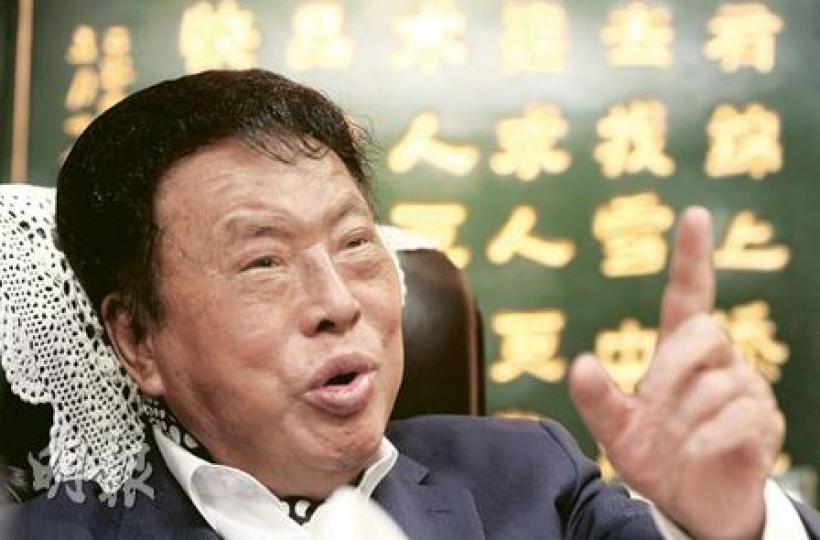 「中國裸捐第一人」余彭年﹕如果三大地產巨富願意帶頭捐出一半身家，這樣，香港就無晒窮人。（余俊亮攝）