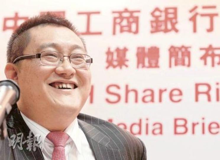 工銀國際副首席執行官李鷹指出，工行最大股東早已承諾供股，而其他大股東對工行供股興趣亦很大。（劉焌陶攝）