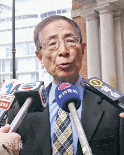 資深大律師李柱銘昨日在終審法院「連勝兩仗」，不單在代表天主教香港教區在《校本條例》成功申請上訴許可，更代表莫乃光在爭議選舉呈請程序是否違憲的終院審訊中勝訴。（謝美琳攝）
