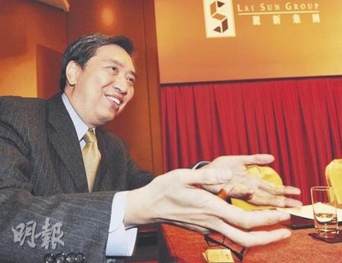 麗展行政總裁劉樹仁表示，香港地價非常昂貴，冀望港府增加土地供應，而公司正留意其他舊樓收購項目。（劉焌陶攝）