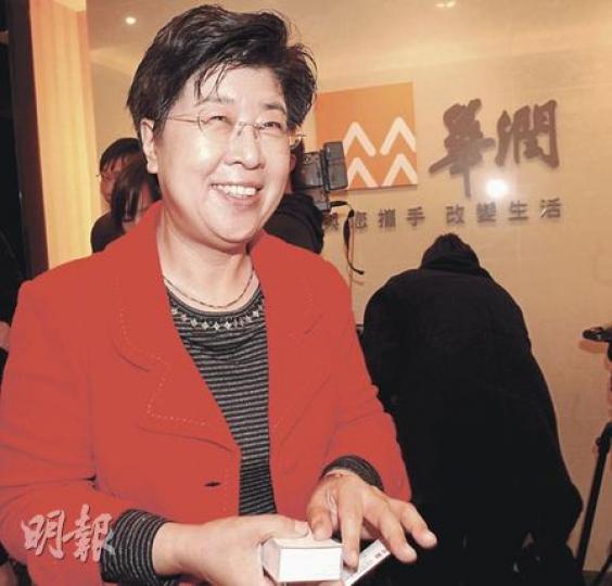 華潤水泥副總經理周俊卿表示，通過互貸方案，不會影響公司獨立性，因公司對每筆貸款都有決定權。（劉焌陶攝）