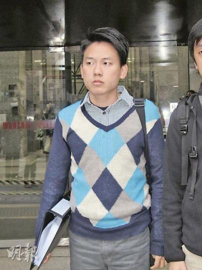 民協社區主任黃永傑昨透露，將去信私隱專員公署，要求專員就八達通案作證人。（黃景怡攝）
