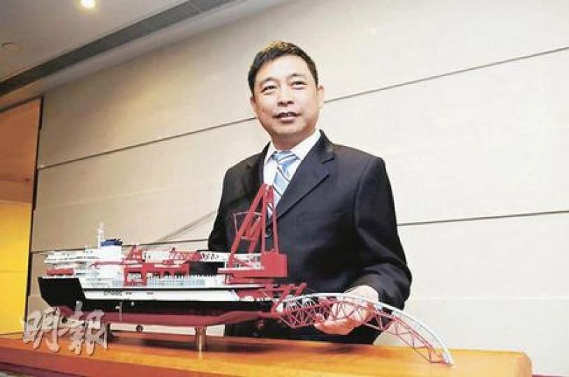 對於公司股價「潛水」，陳強稱公司今年將加強與投資者溝通。（張智超攝）
