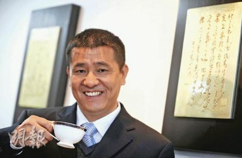 森寶執行董事尹壽宏指出，公司於中國雞肉產品市場的佔有率僅0.21%，故未來發展空間巨大，管理層會繼續物色地皮增設新的屠宰加工廠。（朱永倫攝）