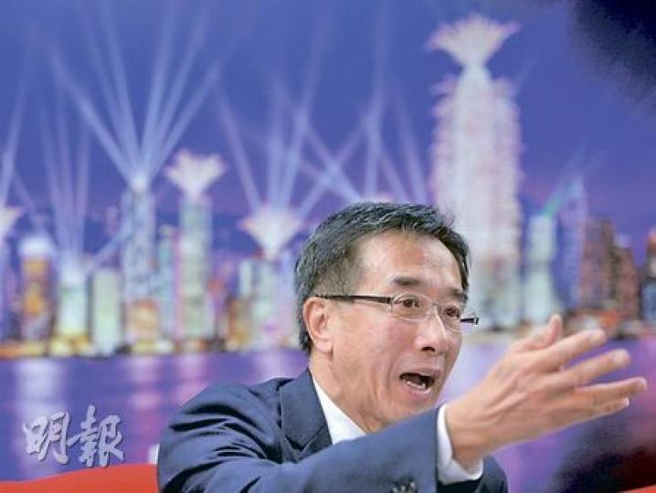 旅發局主席田北俊表示,今年首半個月訪港旅客較去年同期升22%,該局料今年全年訪客增一成,達3900萬人次。(朱永倫攝) 旅發局主席田北俊表示,今年首半個月訪港旅客較去年同期升22%,該局料今年全年訪客增一成,達3900萬人次。(朱永倫攝)