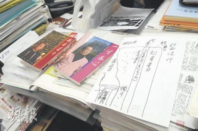 每一本散文集,華叔都會親自操刀設計封面,而拍攝《一寸春心》封面時,為以獅子山作背景,彭志銘曾駕車與華叔四處兜圈取景。(陳淑安攝)華叔遺作《竦聽荒雞》(右),封面照攝於2004年六四燭光集會。書名取自魯迅舊詩《亥年殘秋偶作》其中一句「竦聽荒雞偏闃寂」,寓意黑夜必定過去,光明定必來臨,該詩另一句「起看星斗正闌干」起首四字則是華叔對上一本著作的書名。(陳淑安攝) 每一本散文集,華叔都會親自操刀設計封面,而拍攝《一寸春心》封面時,為以獅子山作背景,彭志銘曾駕車與華叔四處兜圈取景。(陳淑安攝)華叔遺作《竦聽荒雞》(右),封面照攝於2004年六四燭光集會。書名取自魯迅舊詩《亥年殘秋偶作》其中一句「竦聽荒雞偏闃寂」,寓意黑夜必定過去,光明定必來臨,該詩另一句「起看星斗正闌干」起首四字則是華叔對上一本著作的書名。(陳淑安攝)