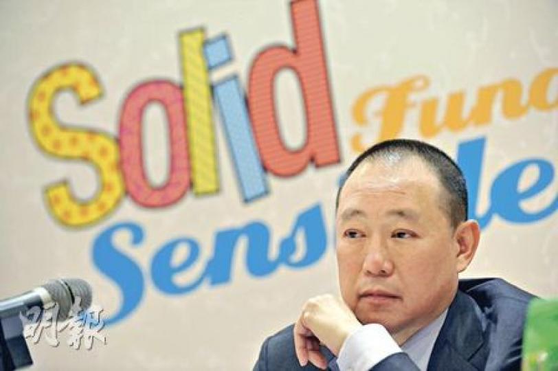 利福主席劉鑾鴻表示，外圍市况及調控措施均會影響今年市民的消費意欲。（葉漢華攝）