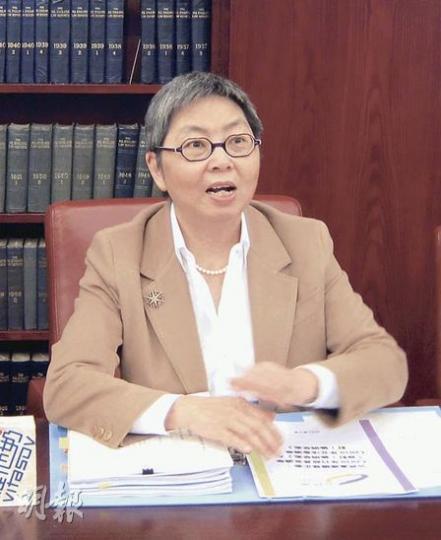 公民黨會就本地立法提出60項修訂，但由於修訂須分組點票過半數方能通過，料修訂會全軍覆沒。圖為該黨副主席吳靄儀。（陳雪玲攝）