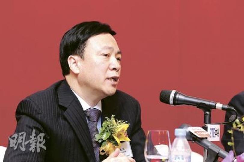 史立榮指出，日本地震發生後，中興採購部門已經及時作出反應，半導體及零部件供應未有受到影響。（張智超攝）