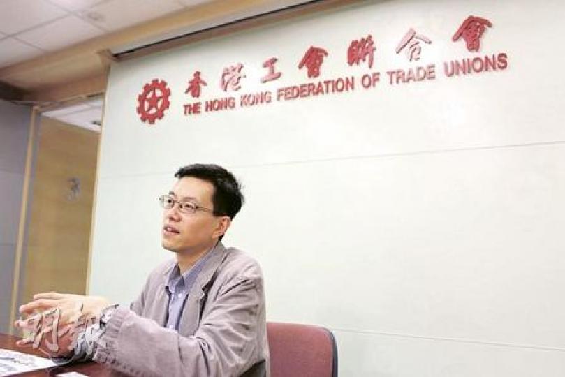 工聯會理事長吳秋北。（陳家俊攝）