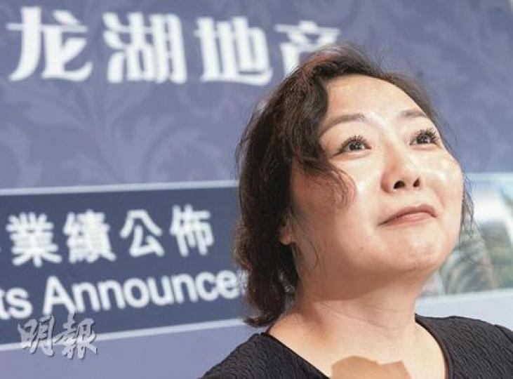 龍湖地產主席吳亞軍對於兩限房的虧損，表示今後投資保障房會考慮股東權益。（劉焌陶攝）