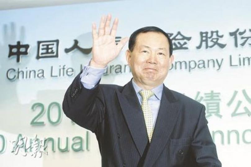 中壽稱未能確定今年的派息政策，但相信派息比率將屬合理水平。圖為中壽董事長楊超。（朱永倫攝）