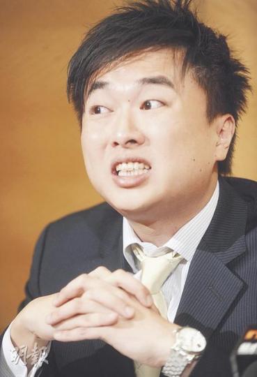 中聚雷天昨日成功罷免其主要股東鍾馨稼董事職位。圖為中聚副總裁謝能尹。（劉焌陶攝）