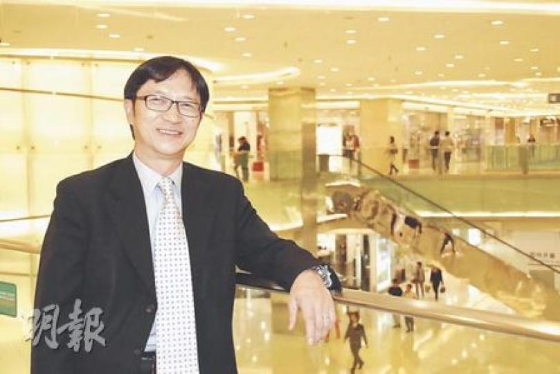 匯賢非執董葉德銓強調，匯賢一筆14億元人民幣的貸款，是作為派息的備用資金。（陳子凌攝）