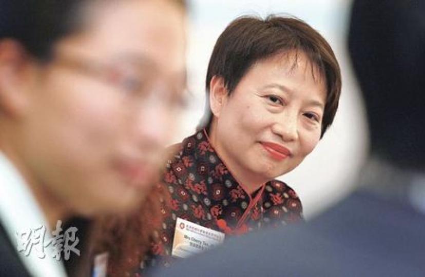 教育局常任秘書長謝凌潔貞昨日回應2008學年計錯全港直資學校撥款一事，承認事件是教育局技術上犯錯，覺得要勇於改過，並會容許有需要的學校分期向教育局還款。（林振東攝）