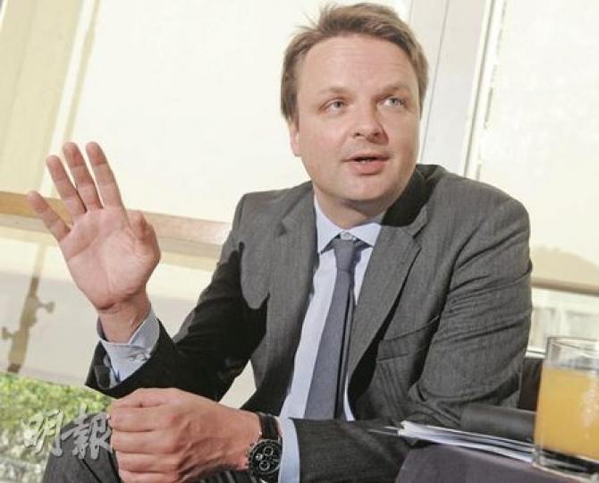 亨德森貨幣投資團隊主管Bob Arends表示,中國和巴西的基本因素強勁,人民幣及巴西雷亞爾可看高一線。(劉焌陶攝) 亨德森貨幣投資團隊主管Bob Arends表示,中國和巴西的基本因素強勁,人民幣及巴西雷亞爾可看高一線。(劉焌陶攝)